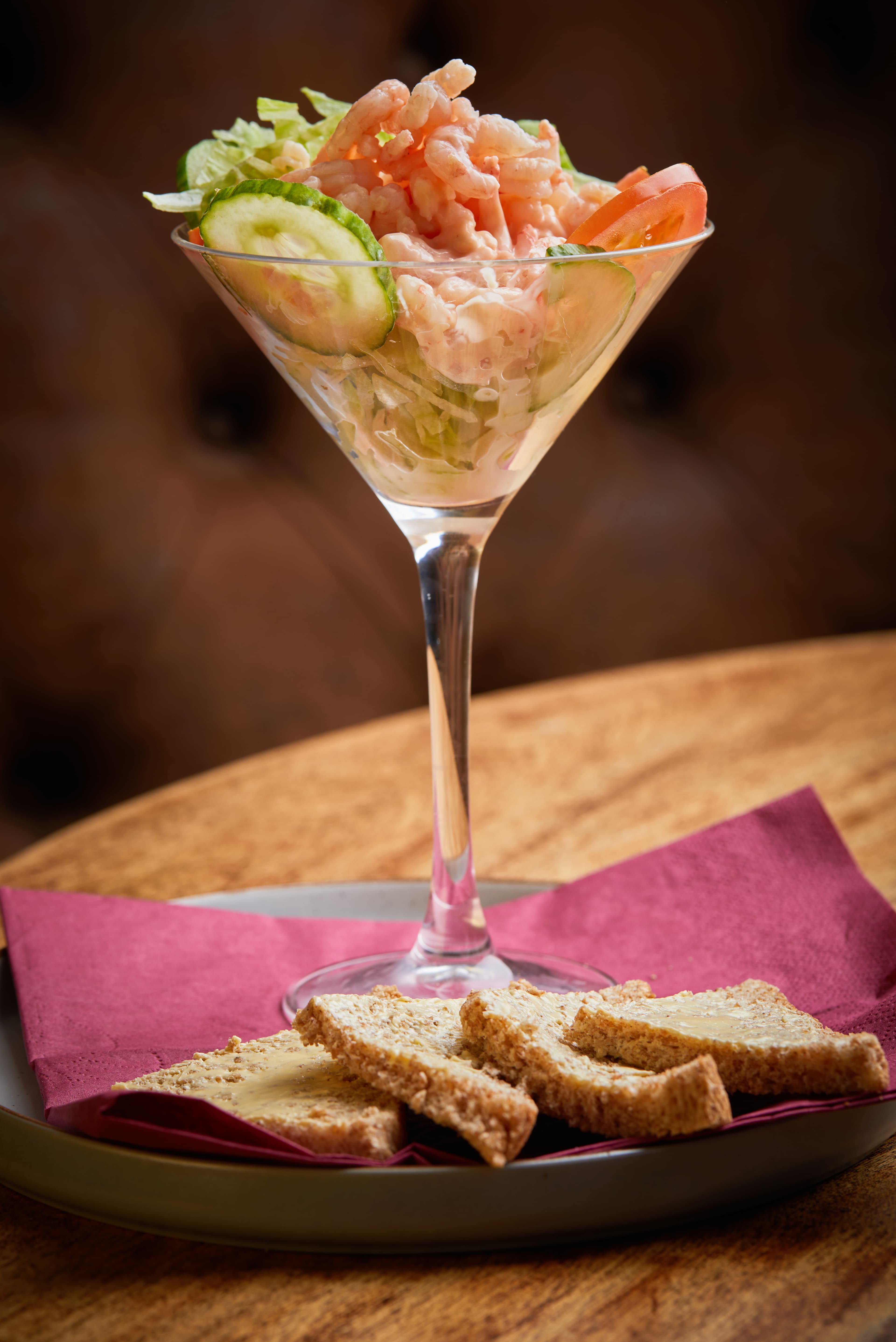 Prawn Cocktail with Bread & Butter